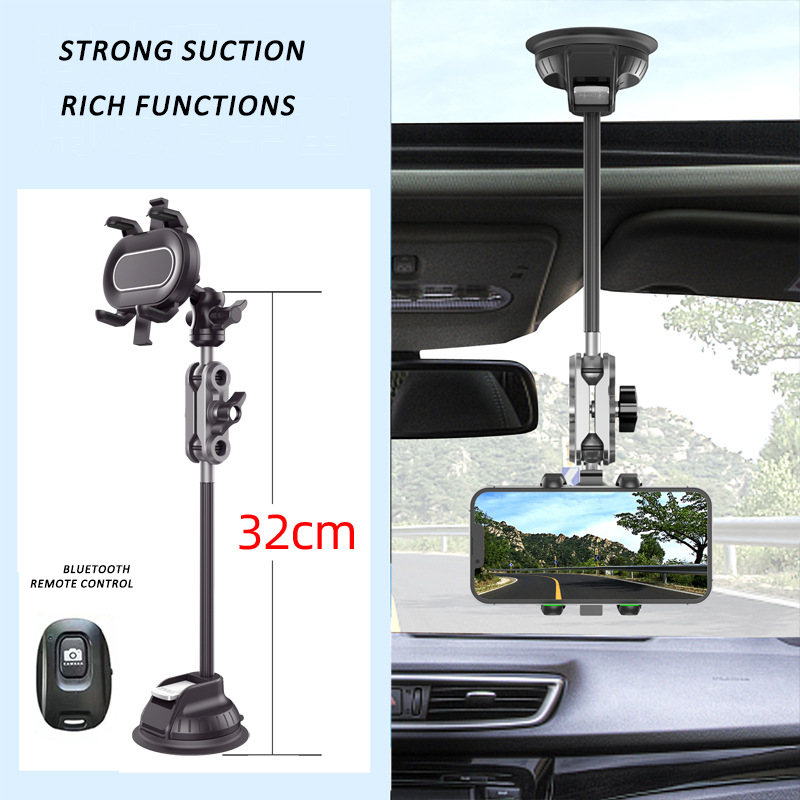 Car bluetooth photography mobile phone holder