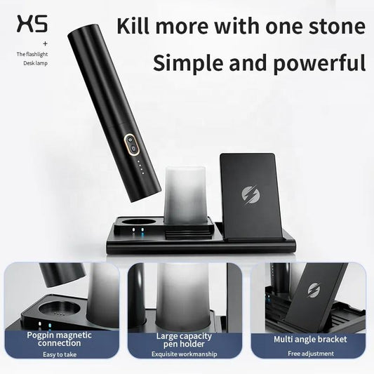 3-in-1 Multifunctional Magnetic Wireless Charger Desk Lamp