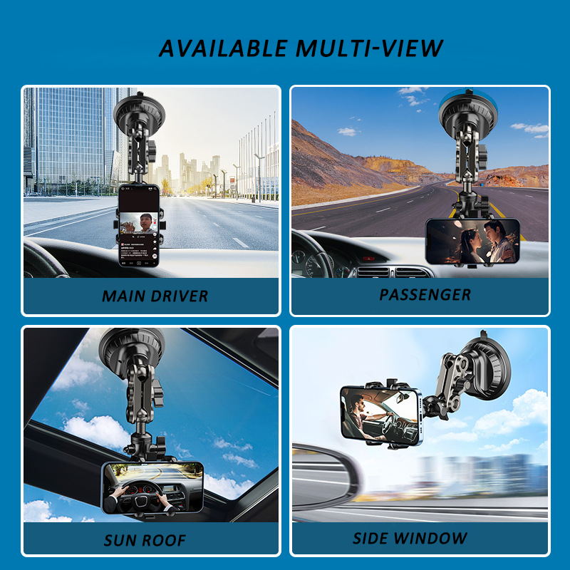Car bluetooth photography mobile phone holder
