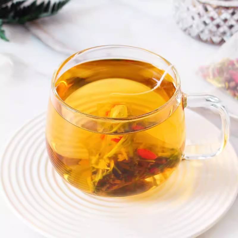 Traditional Chinese medicine health-preserving herbal tea, chrysanthemum and cassia seed, detoxifying, liver-protecting and eye-protecting tea 30 bags per pack