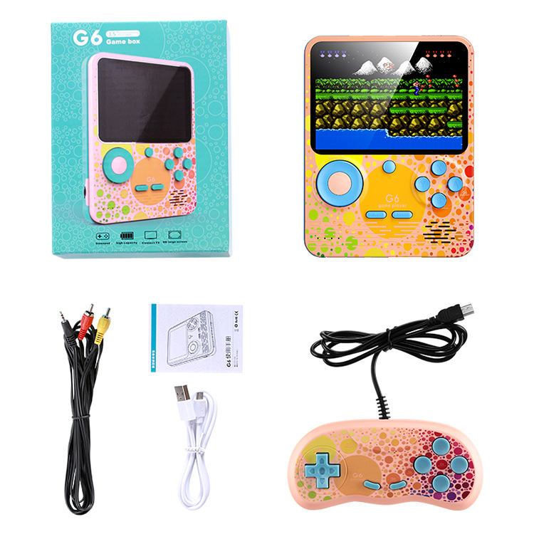 Children's handheld game console with mobile power supply