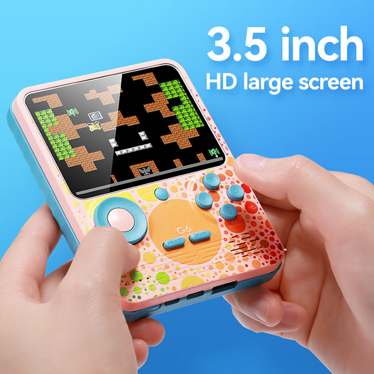 Children's handheld game console with mobile power supply
