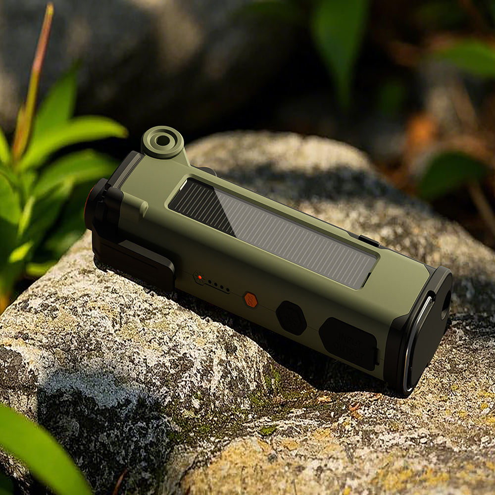 4-in-1 multifunctional emergency LED work light with window breaking hammer