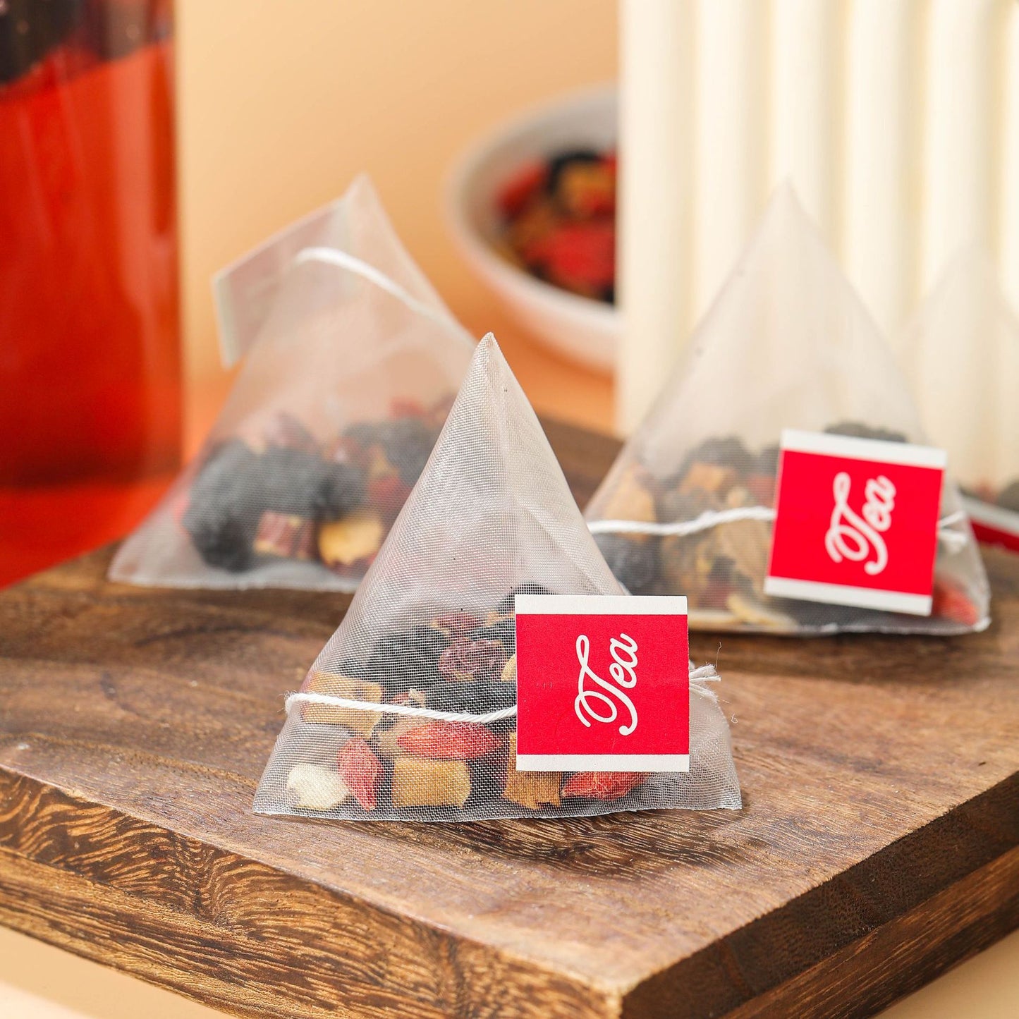 Ginseng Five Treasure TeaWolfberry, Mulberry, Red Date, Maca Combination Tea Bag. 30 bags per pack.