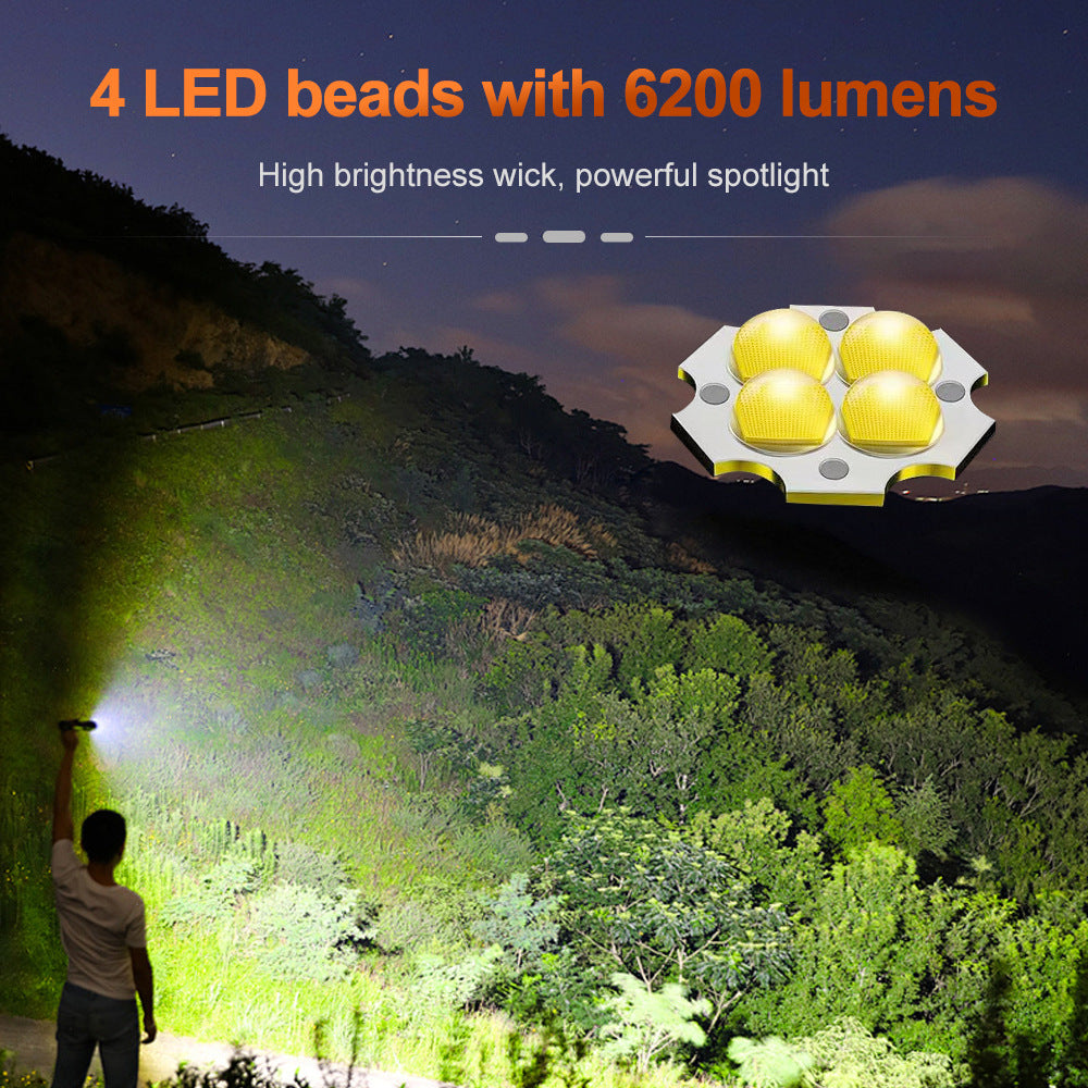 55W LED Super Bright Flashlight🚚【 Cash on Delivery】