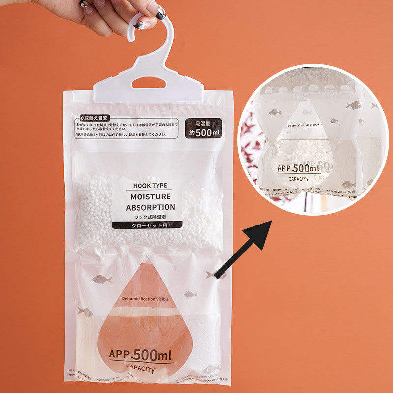 🔥 Hanging Moisture Absorber Bags - Keep Your Closet Fresh & Dry All Year Round!