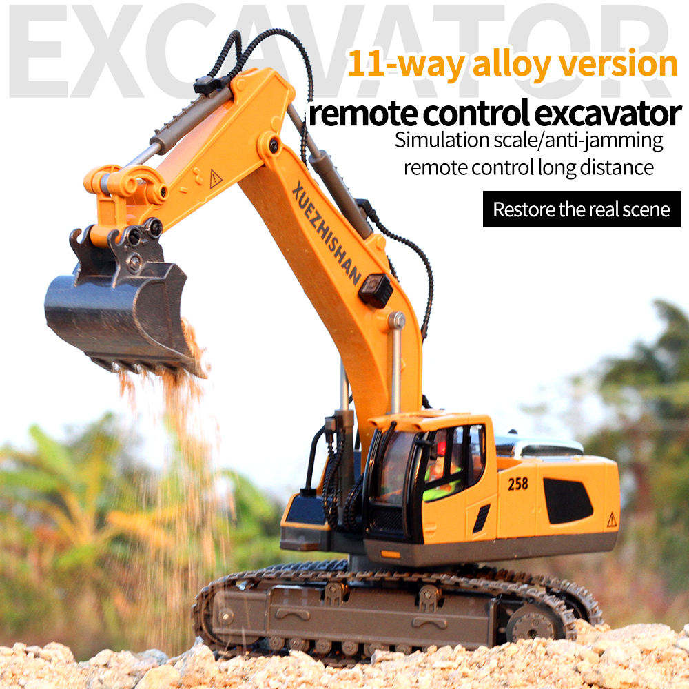 1:20 Alloy Version Remote Control Children's Excavator