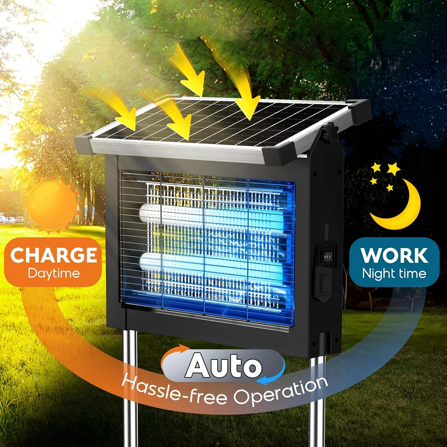 Solar-Powered Automatic Mosquito Killer