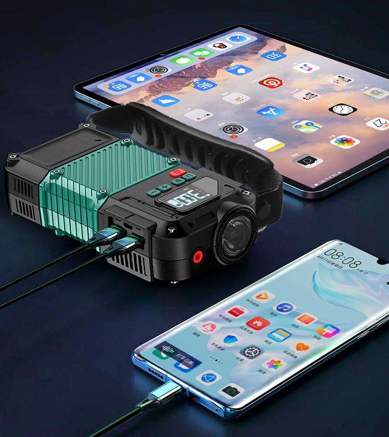 Car emergency jump starter, power bank, and tire inflator (8000 mAh)