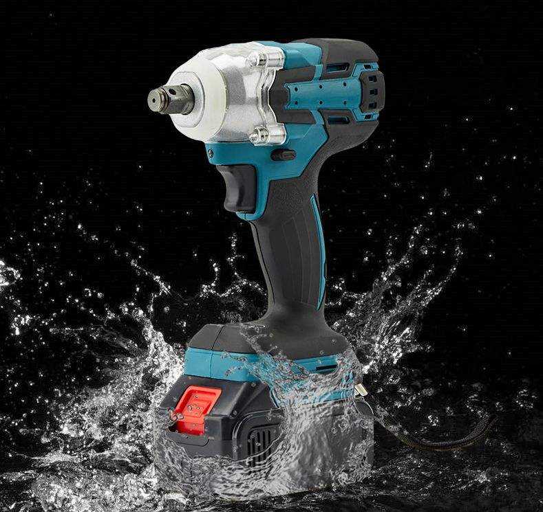 Electric wrench + 2 batteries + 25-piece set