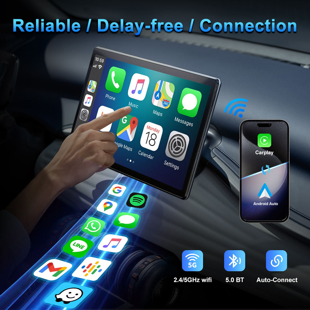 CarPlay wired device to wireless supports Apple system and Android system