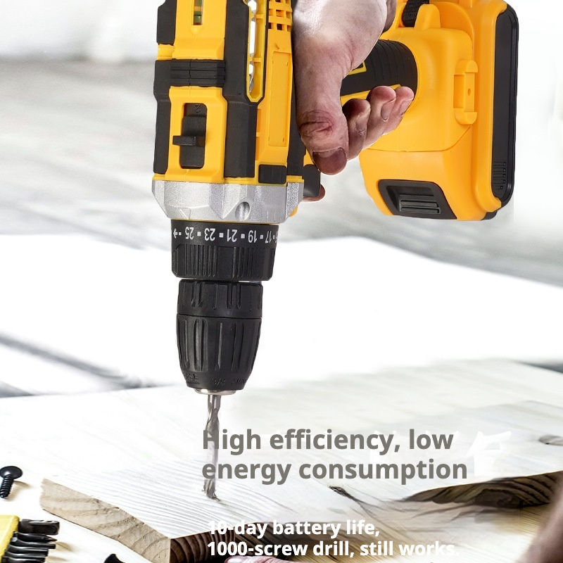 🌟 Ghana Spot  -Impact Cordless Drill (118-piece set) - Multifunctional Set🚚【 Cash on Delivery】