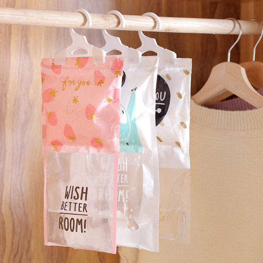 🔥 Hanging Moisture Absorber Bags - Keep Your Closet Fresh & Dry All Year Round!