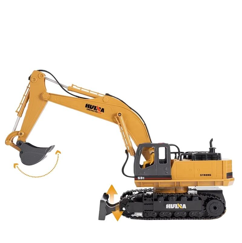 Remote control excavator alloy version 2.4G wireless remote control car