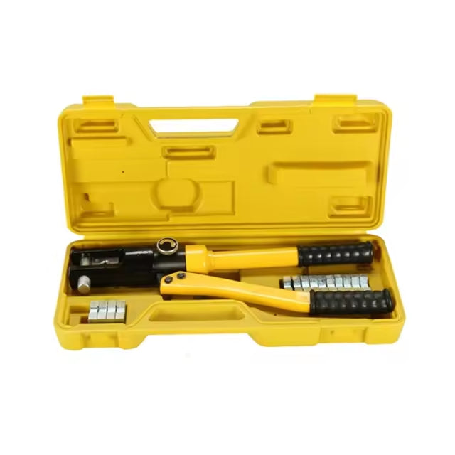 🌟 Ghana Spot-Manual Hydraulic Crimping Tool (Includes 15 Sets of Dies)🚚【 Cash on Delivery】