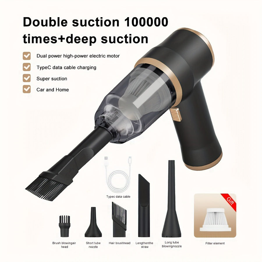Vehicle-mounted multi-purpose portable vacuum cleaner