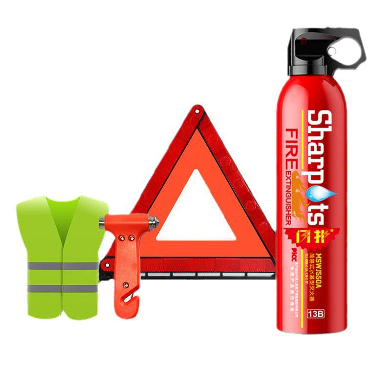 Car fire extinguisher set