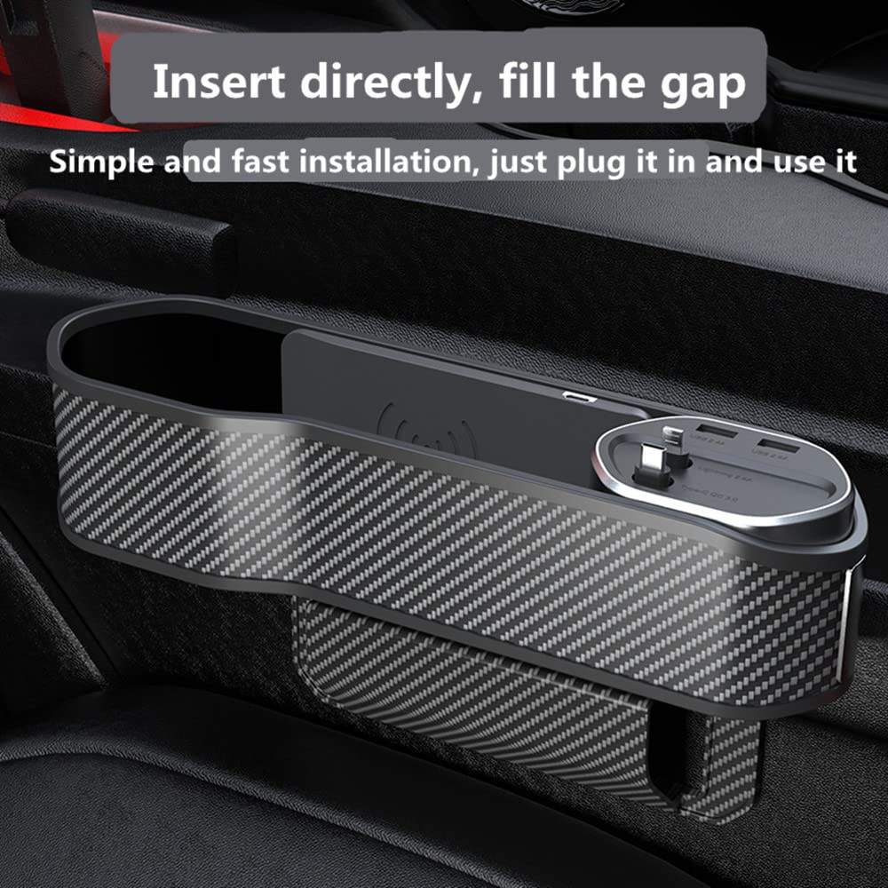 The Car Storage Box includes wireless charging and supports 40W fast charging