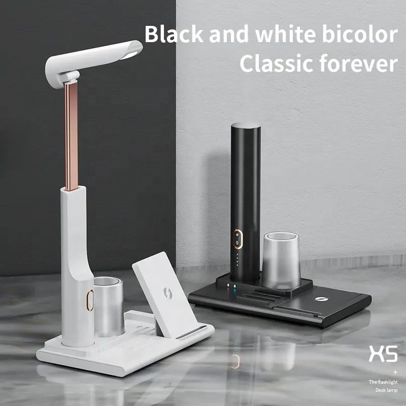 3-in-1 Multifunctional Magnetic Wireless Charger Desk Lamp
