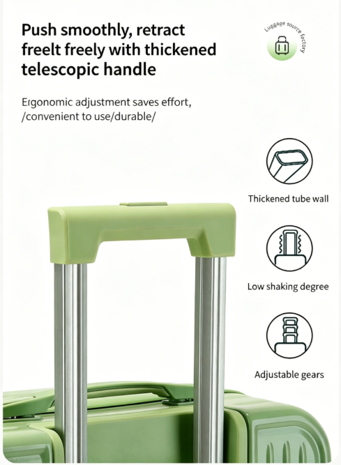 【20-inch suitcase】 Color Lightweight Suitcase, Stylish & Silent Wheels, Easy Travel✨