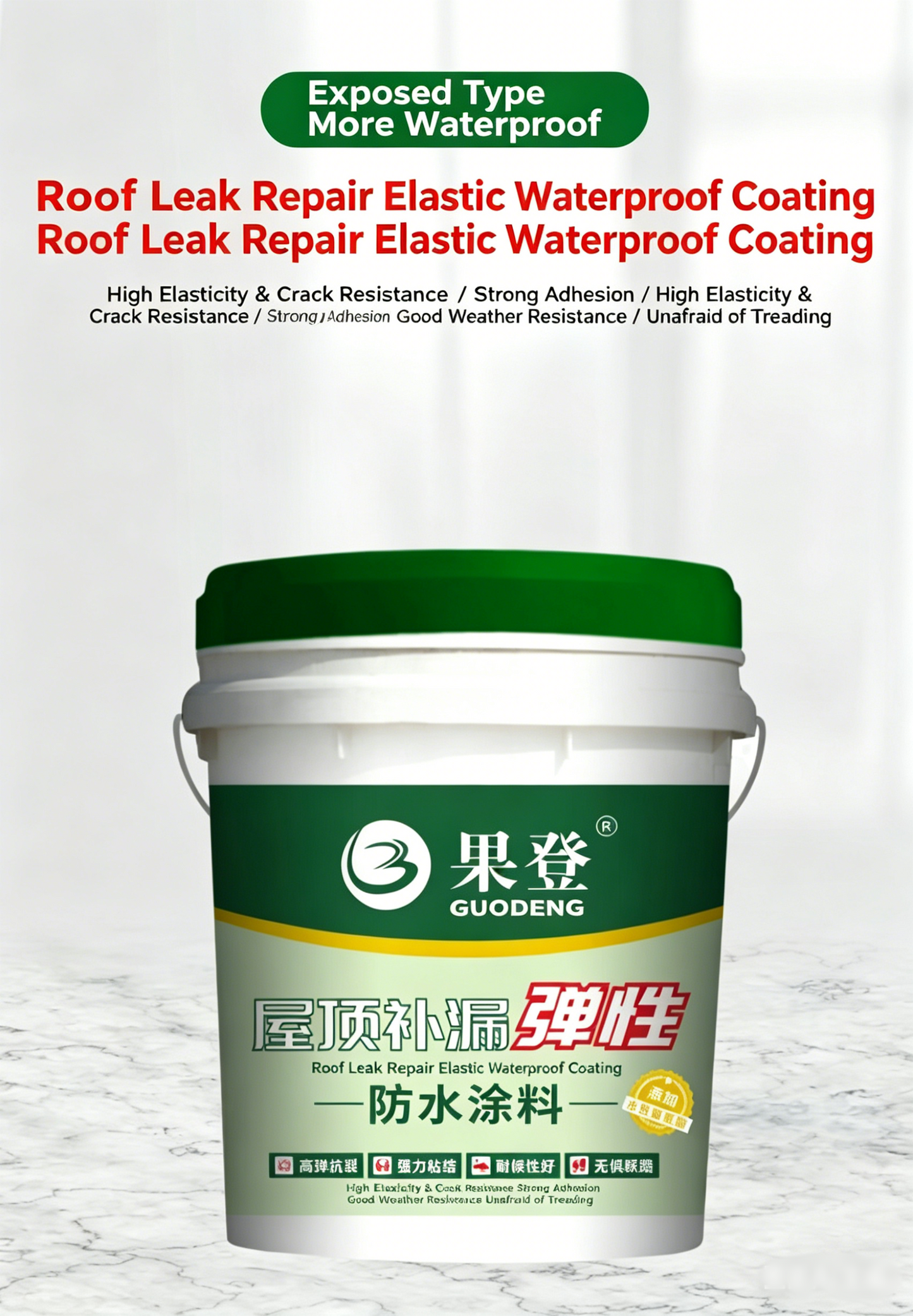 [ Ghana Spot ]Roof Leak Repair Waterproof Coating, Crack Sealant
