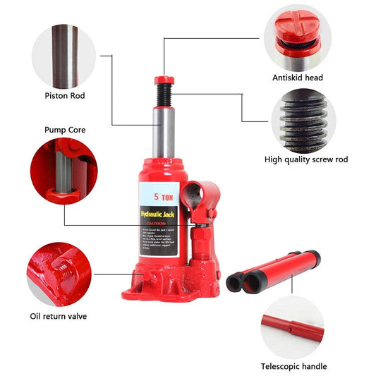 5-Ton Hydraulic Jack: Hydraulic Lifting Effortless and Easy 💪🚗
