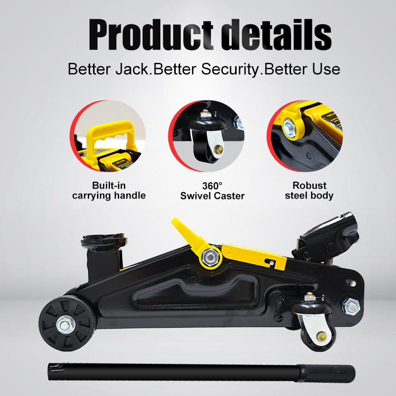 🚚[Ghana Spot] Industrial-Grade 2T Floor Jack | Must-Have for Car Repairs