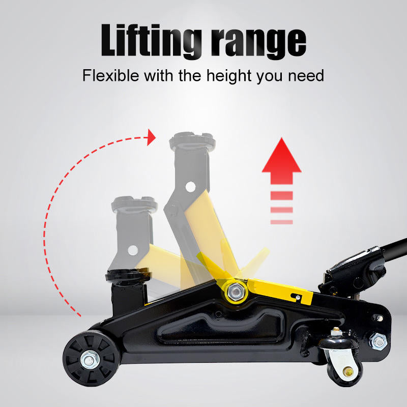 🚚[Ghana Spot] Industrial-Grade 2T Floor Jack | Must-Have for Car Repairs
