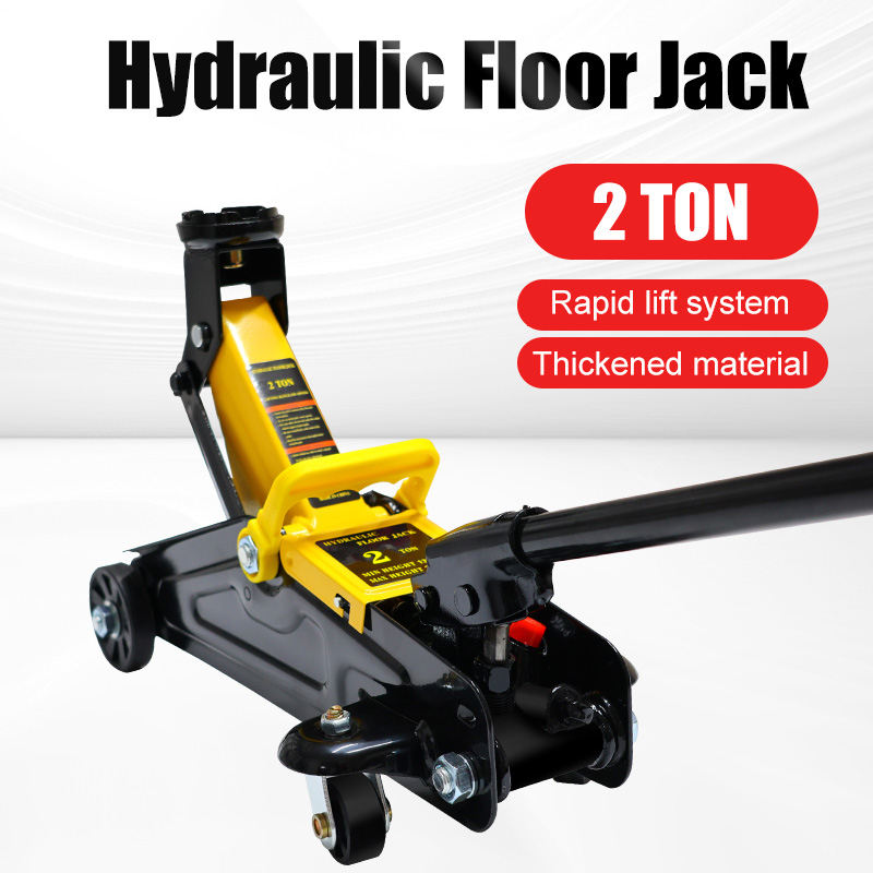 🚚[Ghana Spot] Industrial-Grade 2T Floor Jack | Must-Have for Car Repairs