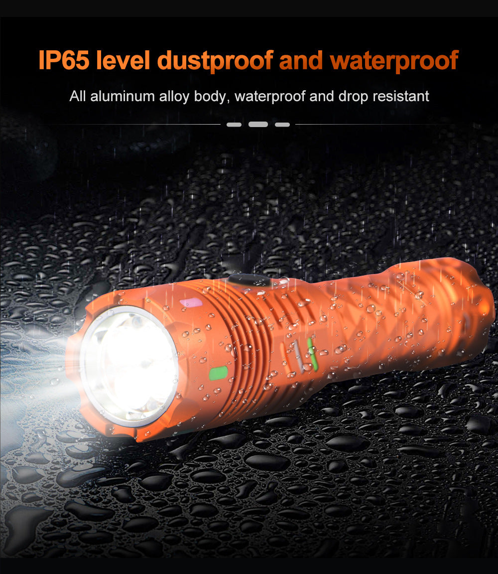 🔦 Super Bright Rechargeable Flashlight | Long-Range Beam & Water-Resistant Design【 Cash on Delivery】