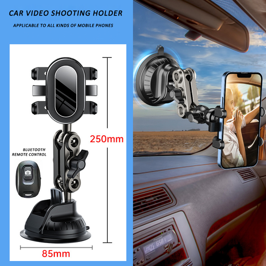 Car bluetooth photography mobile phone holder
